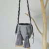 Mochila wayúu unicolor pequeña