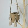 Mochila wayúu unicolor pequeña