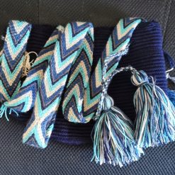 Mochila wayúu unicolor pequeña