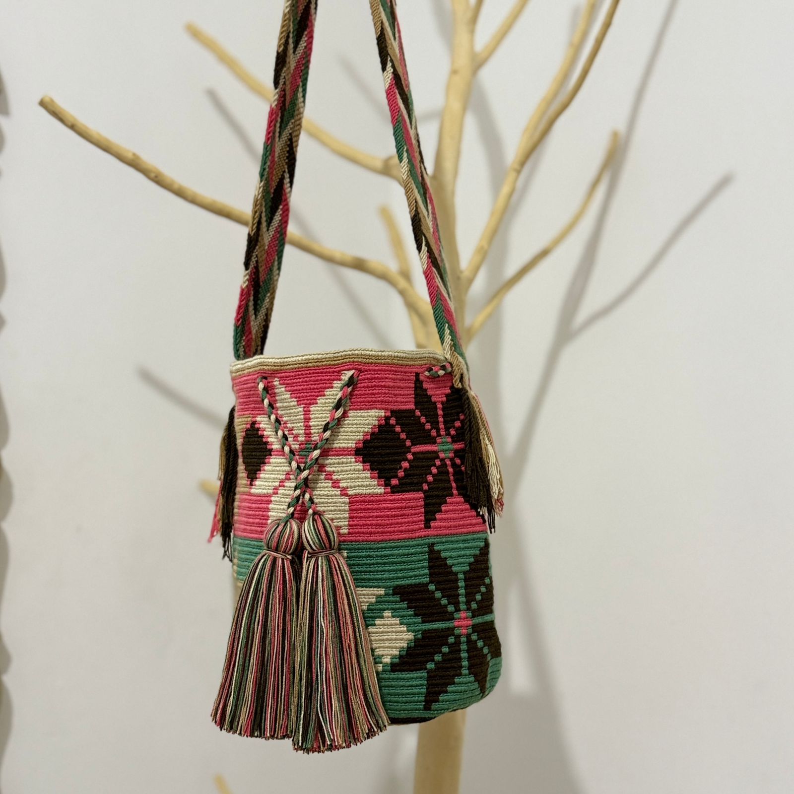 Mochila wayúu de diseño