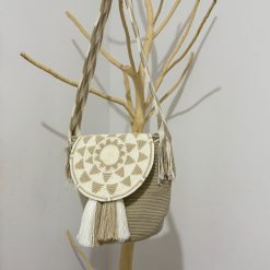 Mochila wayúu con tapa