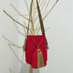 Mochila wayúu unicolor grande