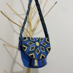 Mochila wayúu con tapa