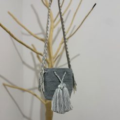 Mochila wayúu unicolor pequeña