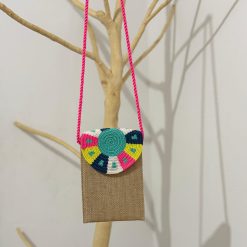 Portacelular de yute