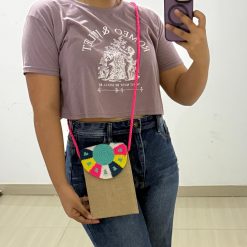 Portacelular de yute