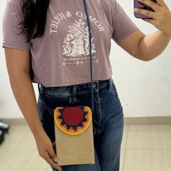 Portacelular de yute