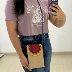 Portacelular de yute