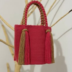 Mochila con trenza mediana