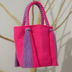 Mochila con trenza mediana