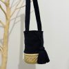Mochila de canasto azul turqui mediana