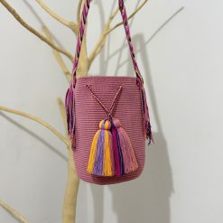 Mochila wayúu con tapa