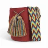 Mochila wayúu cereza
